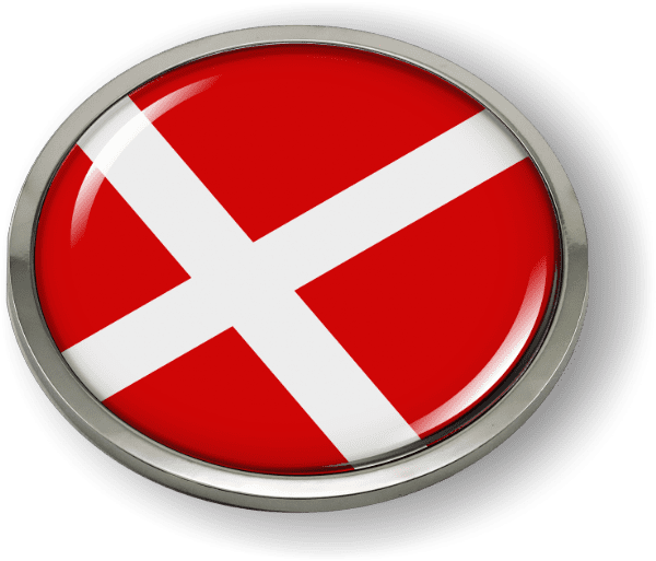 Denmark - Flag - Country Emblem